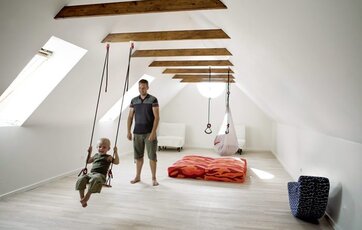 Mere plads ved inddragelse af loft til beboelse