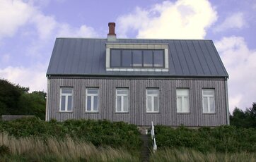 Zinktag lagt i baner på privat bolig.