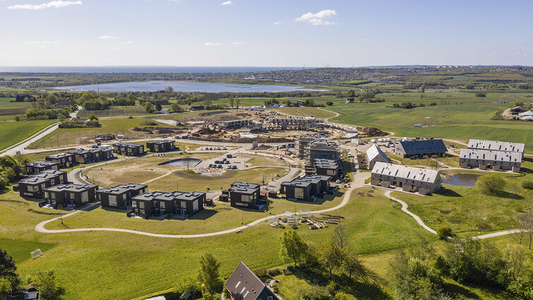 Bydelen Nye i Aarhus set fra bakketoppen