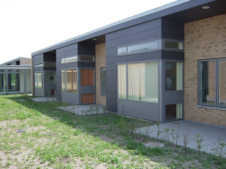 Facader-med-overflader-af-fibercement Vedligeholdelsesfri facade