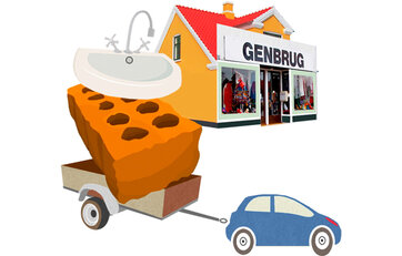 Køb genbrug og byggematerialer i genbrugsbutik