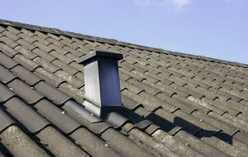 Bølgepladetag af fibercement