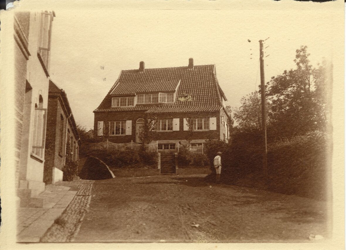 Johannes Buchholtz hus som det så ud i 1910'erne
