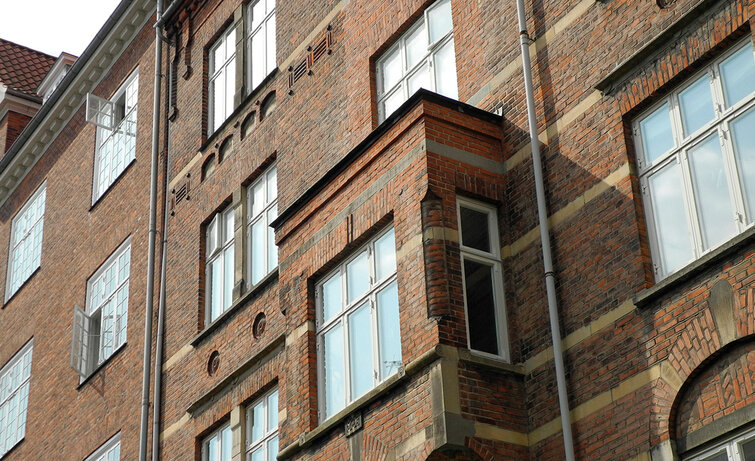 Facade af boligkompleks