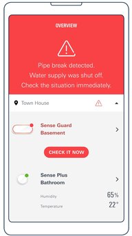 Grohe Sense app