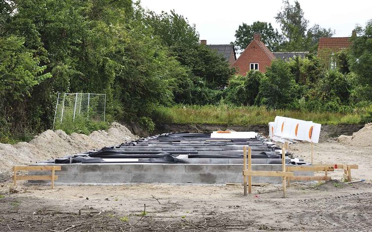 Fundament fugt sokkel bærende fundament til hus