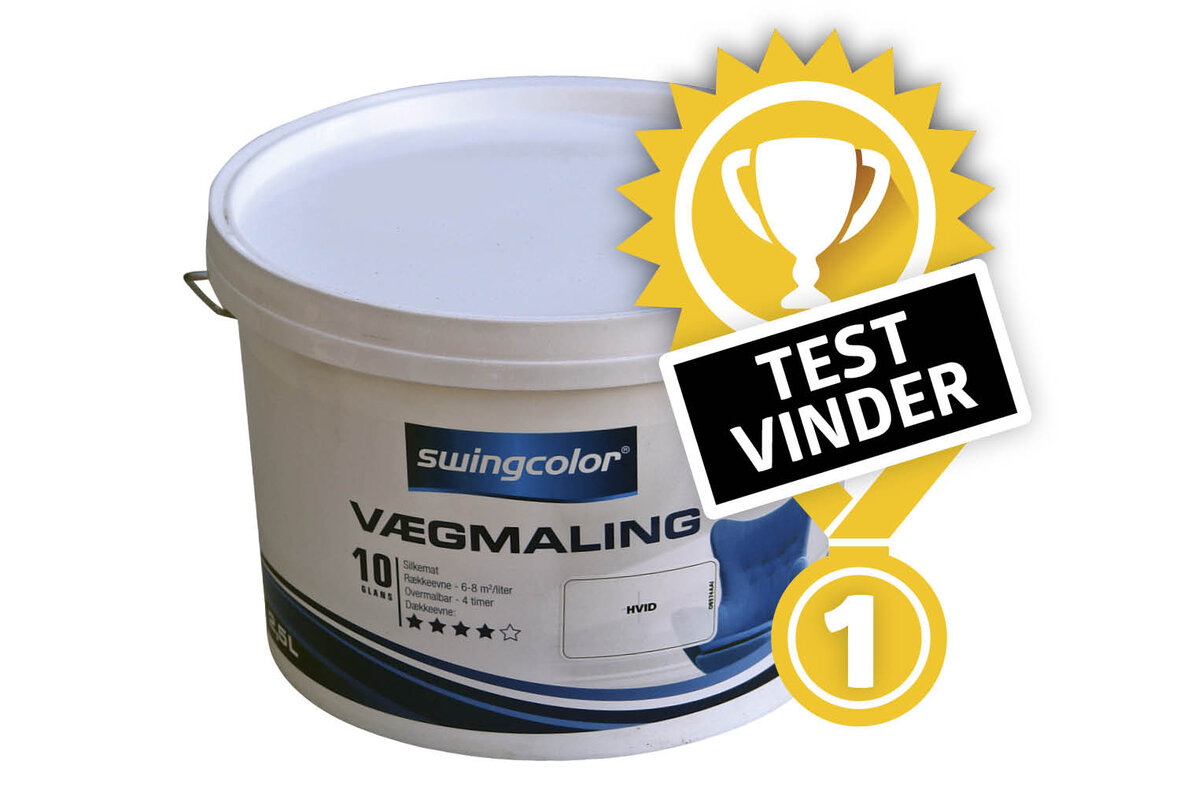 Testvinder i vægmaling: Swingcolor