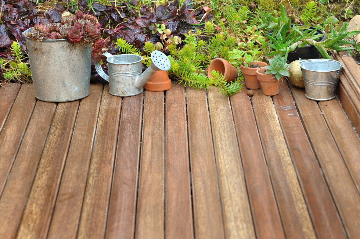 terrasse af træ
