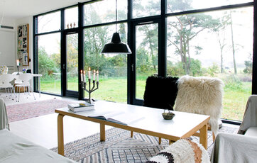 Sommerhuset er 120 m2, så der er nemt plads til besøg af 3 børn og 6 børnebørn.
Foto: Lene K.