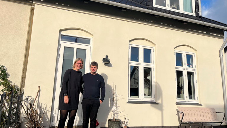Morten og Leoni ville bygge nyt – men endte med en totalrenovering