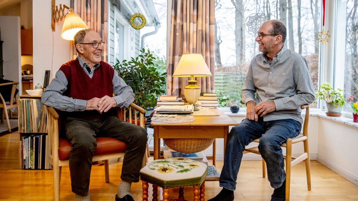 Jørgen og Søren fra Florahøj snakker