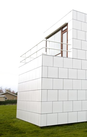 Forskellige facader af fibercement
