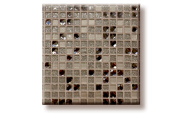 Glas mosaik Fliser med glas mosaik