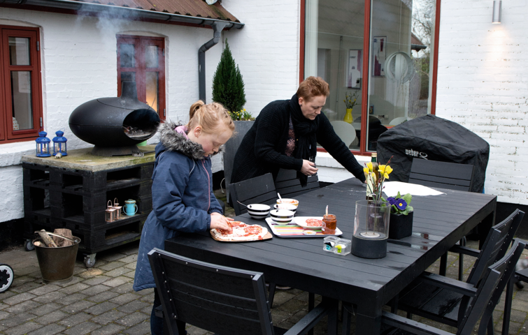 Hygge på terrassen