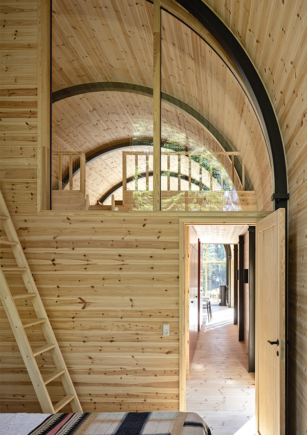 Cylinderformet sommerhus
